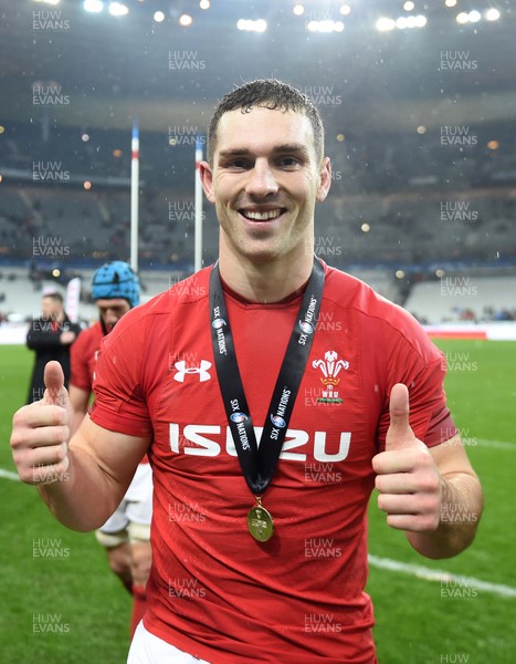 010219 - France v Wales - Guinness 6 Nations 2019 - George North of Wales at the end of the game