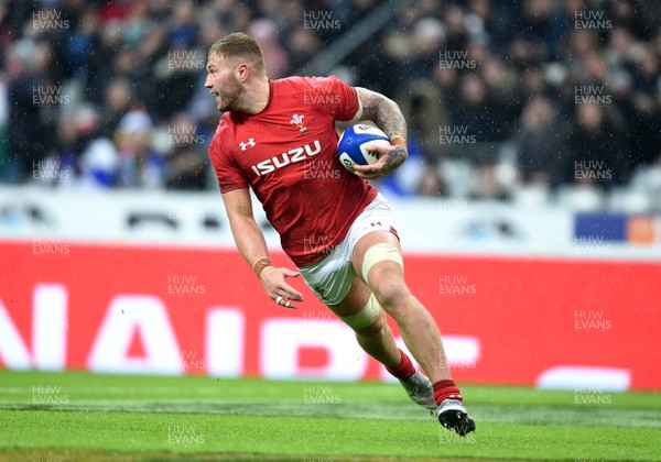 010219 - France v Wales - Guinness 6 Nations 2019 - Ross Moriarty of Wales