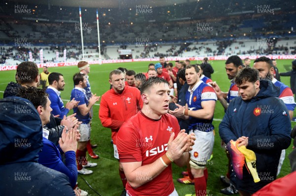 010219 - France v Wales - Guinness 6 Nations 2019 - Josh Adams of Wales at the end of the game