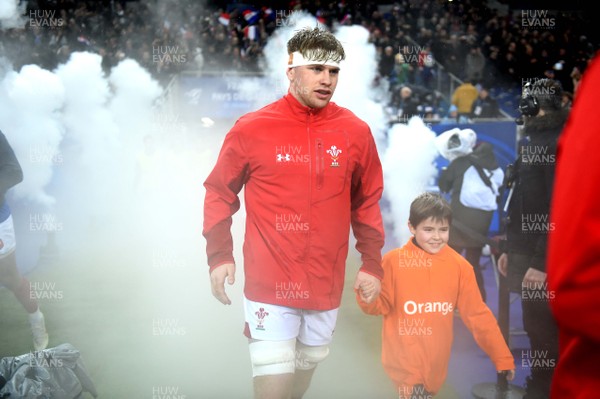 010219 - France v Wales - Guinness 6 Nations 2019 - Aaron Wainwright of Wales
