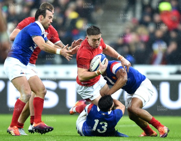 010219 - France v Wales - Guinness 6 Nations 2019 - Josh Adams of Wales