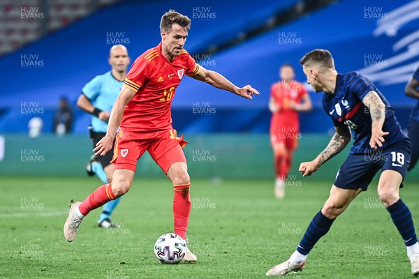 020621 - France v Wales - International Friendly - Aaron Ramsey of Wales