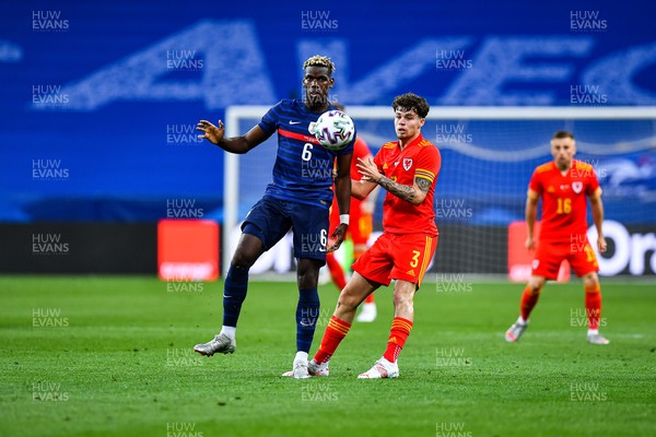 020621 - France v Wales - International Friendly - Paul Pogba of France and Neco Williams of Wales