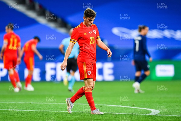 020621 - France v Wales - International Friendly - Daniel James of Wales looks dejected