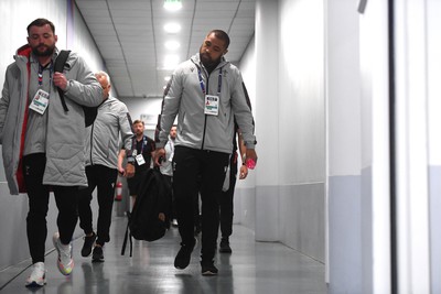 180323 - France v Wales - Guinness Six Nations - Taulupe Faletau of Wales arrives