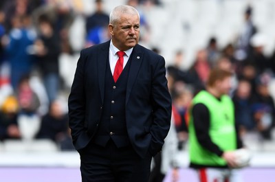 180323 - France v Wales - Guinness Six Nations - Wales head coach Warren Gatland during the warm up