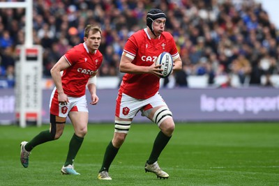 180323 - France v Wales - Guinness Six Nations - Adam Beard of Wales