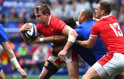 180323 - France v Wales - Guinness Six Nations - Nick Tompkins of Wales