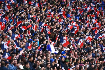 180323 - France v Wales - Guinness Six Nations - Wales supporters