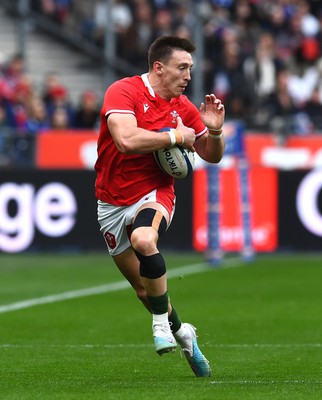 180323 - France v Wales - Guinness Six Nations - Josh Adams of Wales