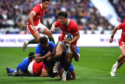 180323 - France v Wales - Guinness Six Nations - Louis Rees-Zammit of Wales