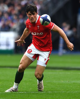 180323 - France v Wales - Guinness Six Nations - Louis Rees-Zammit of Wales