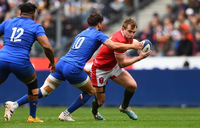 180323 - France v Wales - Guinness Six Nations - Nick Tompkins of Wales