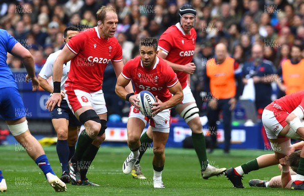 180323 - France v Wales - Guinness Six Nations - Rhys Webb of Wales