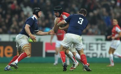 19.03.11 - France v Wales - RBS Six Nations 2011 - Jonathan Thomas of Wales. 
