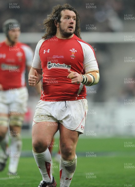 19.03.11 - France v Wales - RBS Six Nations 2011 - Adam Jones of Wales. 