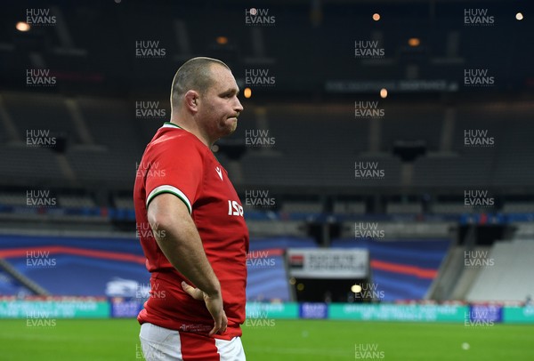 200321 - France v Wales - Guinness Six Nations - Dejected Ken Owens of Wales at full time