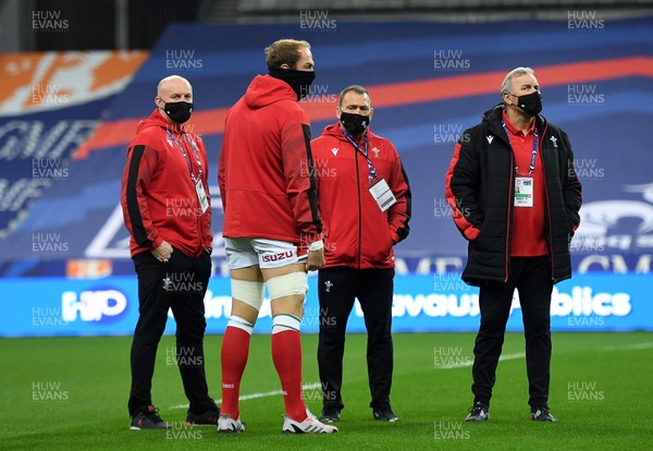 241020 - France v Wales - International Rugby Union - Martyn Williams, Alun Wyn Jones, Jonathan Humphreys and Wayne Pivac