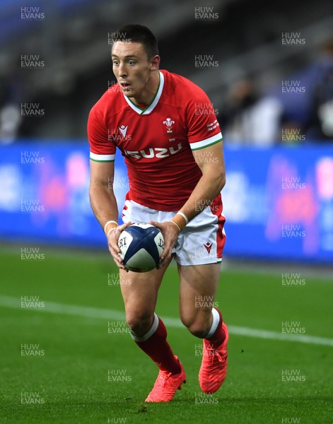 241020 - France v Wales - International Rugby Union - Josh Adams of Wales