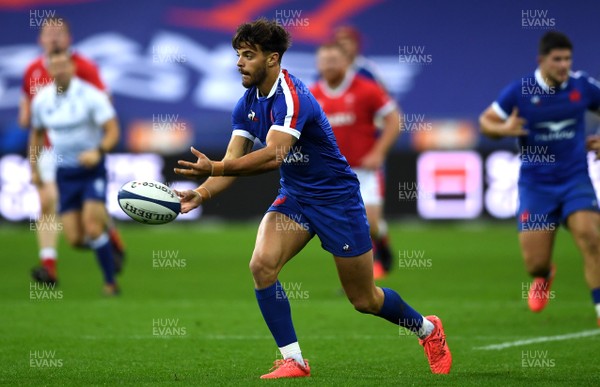 241020 - France v Wales - International Rugby Union - Romain Ntamack of France