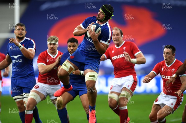 241020 - France v Wales - International Rugby Union - Gregory Alldritt of France