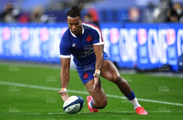 241020 - France v Wales - International Rugby Union - Teddy Thomas of France