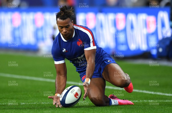 241020 - France v Wales - International Rugby Union - Teddy Thomas of France