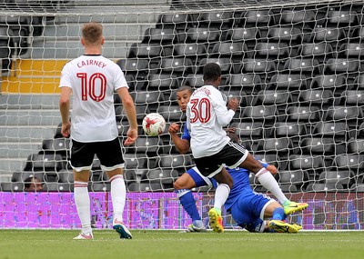 200816 - Fulham vs Cardiff City - SkyBet Championship -Ryan Sessegnon scores Fulham's 1st goal