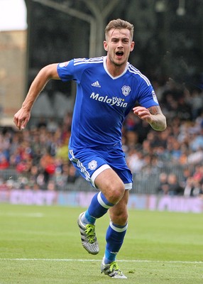 200816 - Fulham vs Cardiff City - SkyBet Championship -Joe Ralls goal celebration