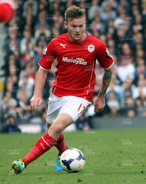 280913 - Fulham vs Cardiff City - Barclays Premier League - Arun Gunnarsson of Cardiff(c) Huw Evans Agency