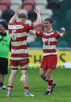 020526 - Furnace United v St Clears, U18s Boys Club Plate Final - Furnace United celebrate on the final whistle