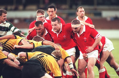 1996 Wales tour to Australia - Garin Jenkins (centre)