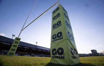 280426 - Garth Olwg v Brynteg, Boys Year 10 Final - Go Compare branding at the ground