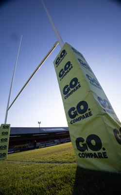 280426 - Garth Olwg v Brynteg, Boys Year 10 Final - Go Compare branding at the ground