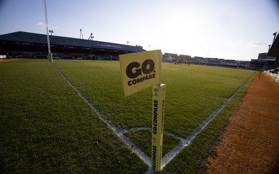280426 - Garth Olwg v Brynteg, Boys Year 10 Final - Go Compare branding at the ground