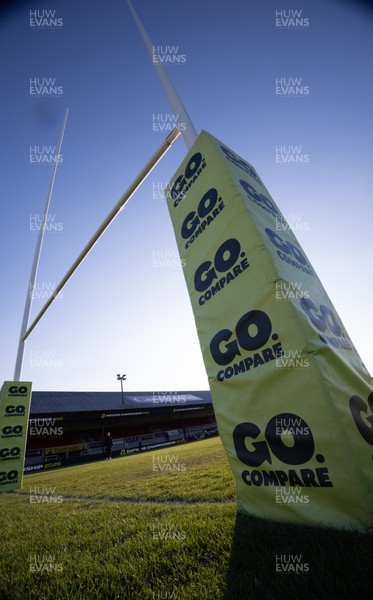 280426 - Garth Olwg v Brynteg, Boys Year 10 Final - Go Compare branding at the ground