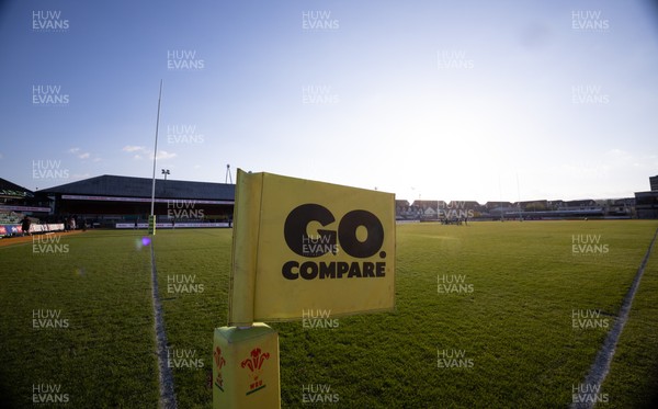 280426 - Garth Olwg v Brynteg, Boys Year 10 Final - Go Compare branding at the ground