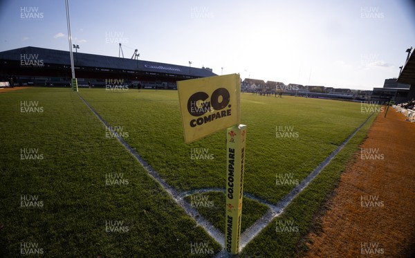 280426 - Garth Olwg v Brynteg, Boys Year 10 Final - Go Compare branding at the ground