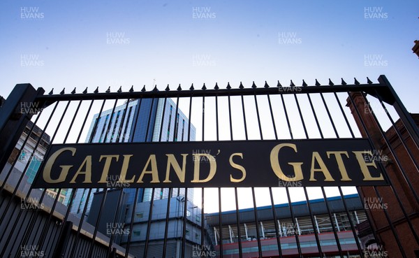 291119 - A general view of the gates at the Principality Stadium named in honour of former Wales Head Coach Warren Gatland 