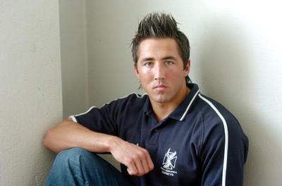 200105 - Picture shows Wales and Ospreys star Gavin Henson at St Helens Rugby Ground in Swansea