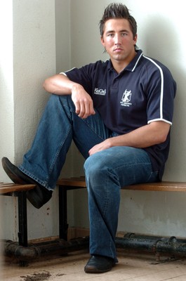 200105 - Picture shows Wales and Ospreys star Gavin Henson at St Helens Rugby Ground in Swansea