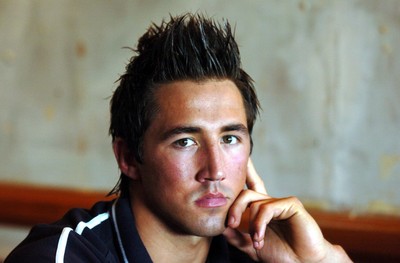 200105 - Picture shows Wales and Ospreys star Gavin Henson at St Helens Rugby Ground in Swansea