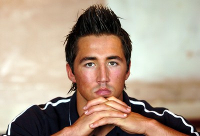 200105 - Picture shows Wales and Ospreys star Gavin Henson at St Helens Rugby Ground in Swansea