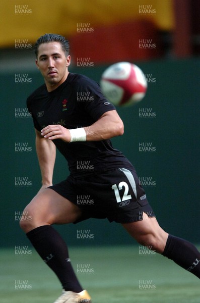 210206  Wales rugby training - Gavin Henson back in training with the Wales team     