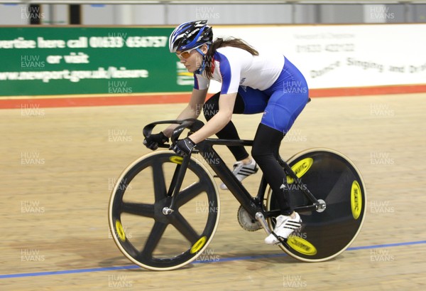 24.07.08 - GB Olympic Cycling team , Newport Velodrome, south Wales Great Britain 2008 Olympic Cycling Team member Victoria Pendleton 