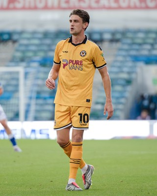 031026 - Gillingham v Newport County - Sky Bet League 2 - Harrison Biggins of Newport County
