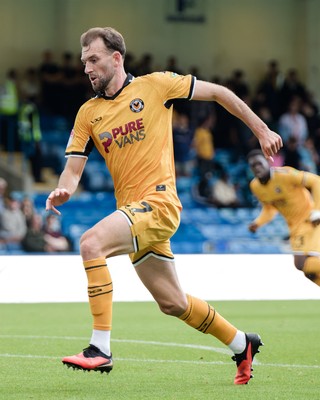 031026 - Gillingham v Newport County - Sky Bet League 2 - Christian Doidge of Newport County in action