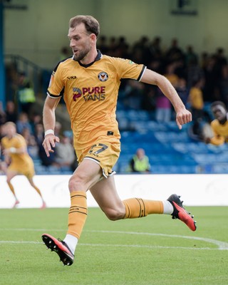 031026 - Gillingham v Newport County - Sky Bet League 2 - Christian Doidge of Newport County in action
