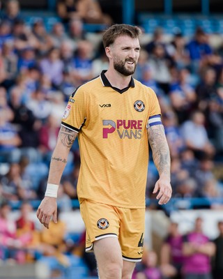 031026 - Gillingham v Newport County - Sky Bet League 2 - Kyle Cameron of Newport County