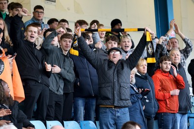 170126 - Gillingham v Newport County - Sky Bet League 2 - Newport fans 